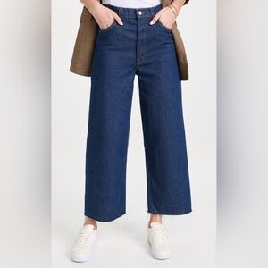 Mother Snacks The Fun Dip Ankle Fray in Cold Brew Dark Wash Raw Hem Size 25 EUC